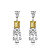 Luxury Moissanite Earring 6ct 18K Gold-Plated